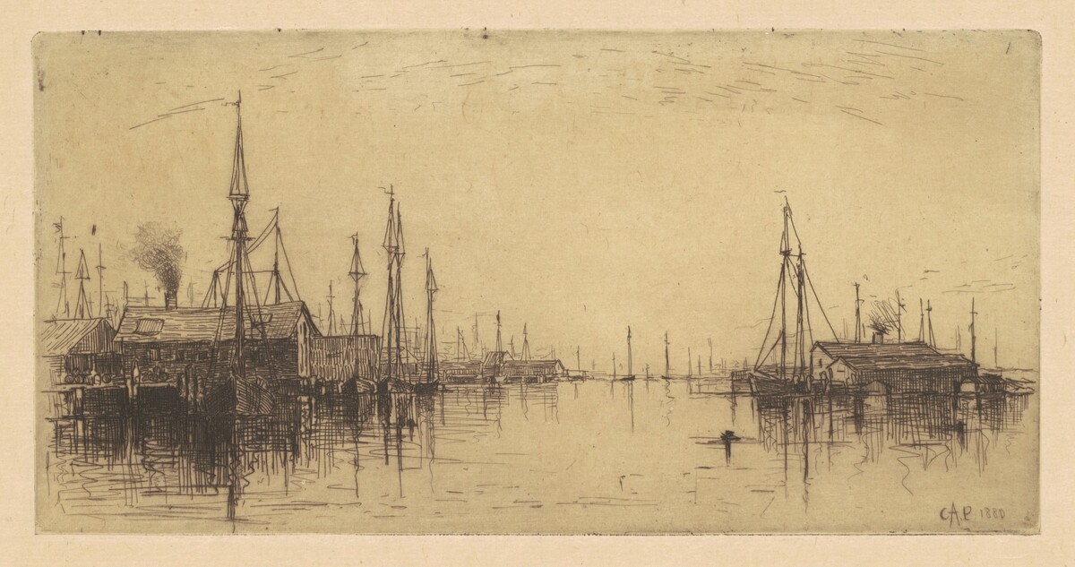 Gloucester Harbor by Charles A. Platt