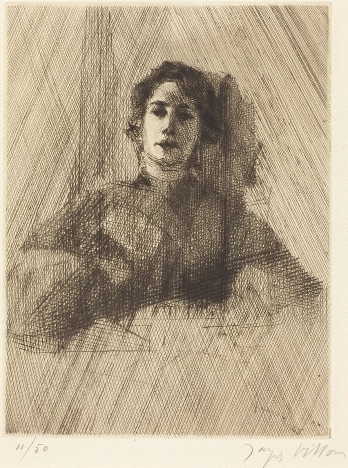 Miss Bea by Jacques Villon