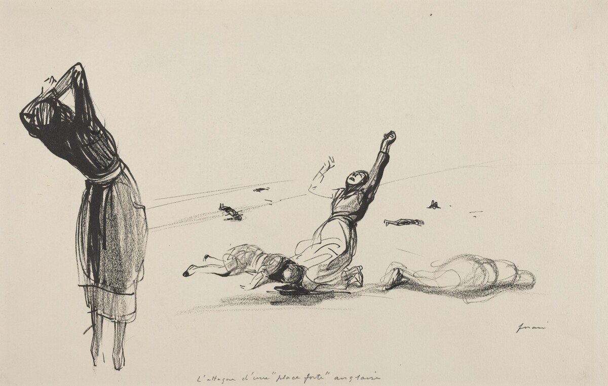 L'attaque d'une "place forte" anglaise by Jean-Louis Forain