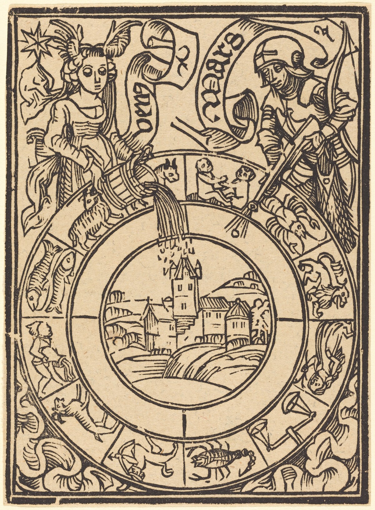 Mars and Venus by German 15th Century