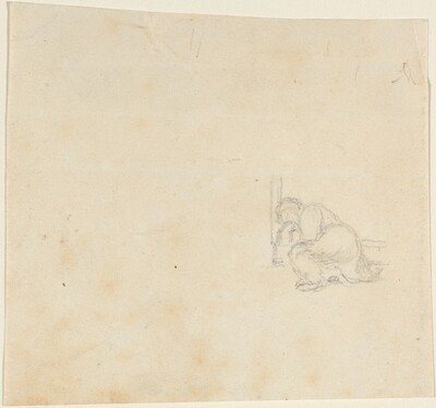 Figure Sleeping in a Doorway