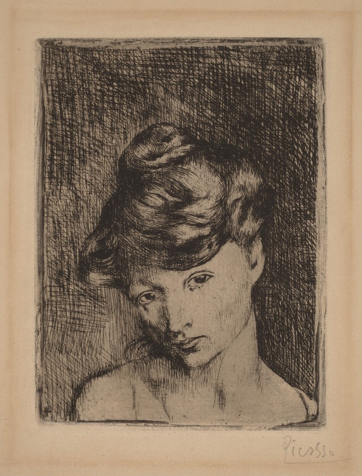 Head of a Woman: Madeleine (Tête de femme: Madeleine) by Pablo Picasso