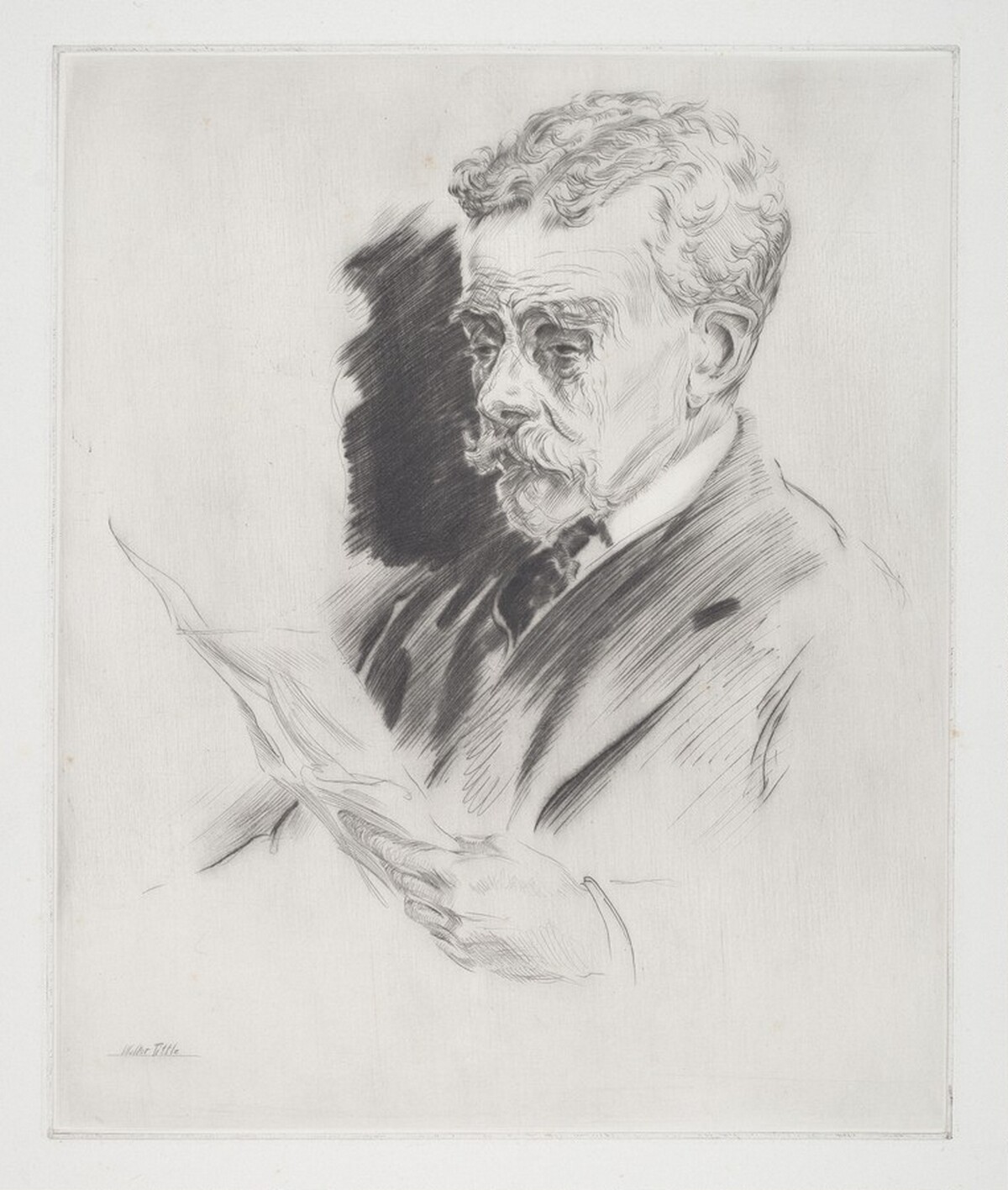 Senator Henry Cabot Lodge by Walter Tittle