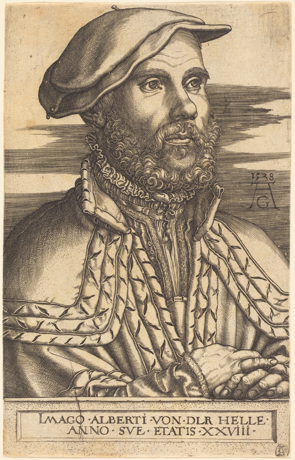 Albert van der Helle by Heinrich Aldegrever