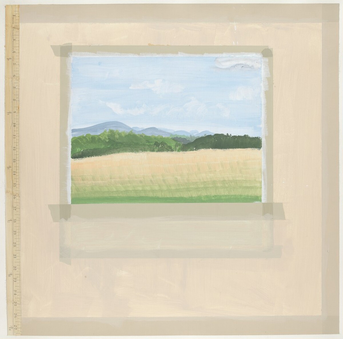 Untitled by Sylvia Plimack Mangold