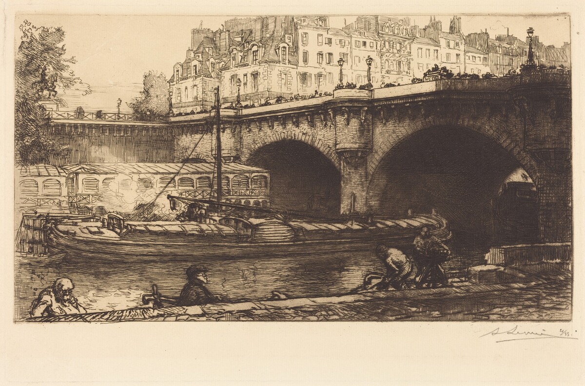 Pont Neuf by Auguste Lepère