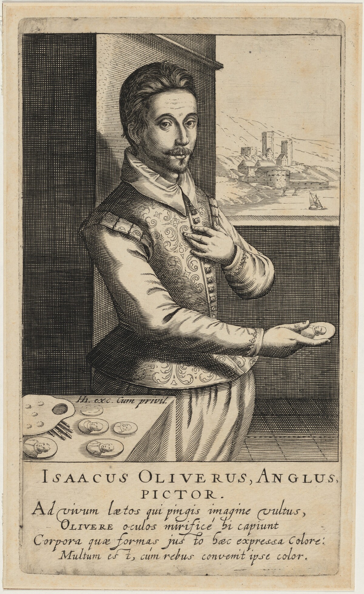 Isaac Oliver, Miniature Painter by Robert de Baudous