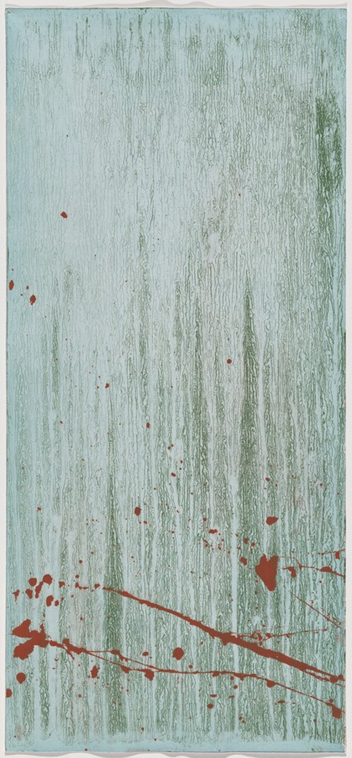 A Walk in the Woods [working proof 3 for Center Panel] by Pat Steir