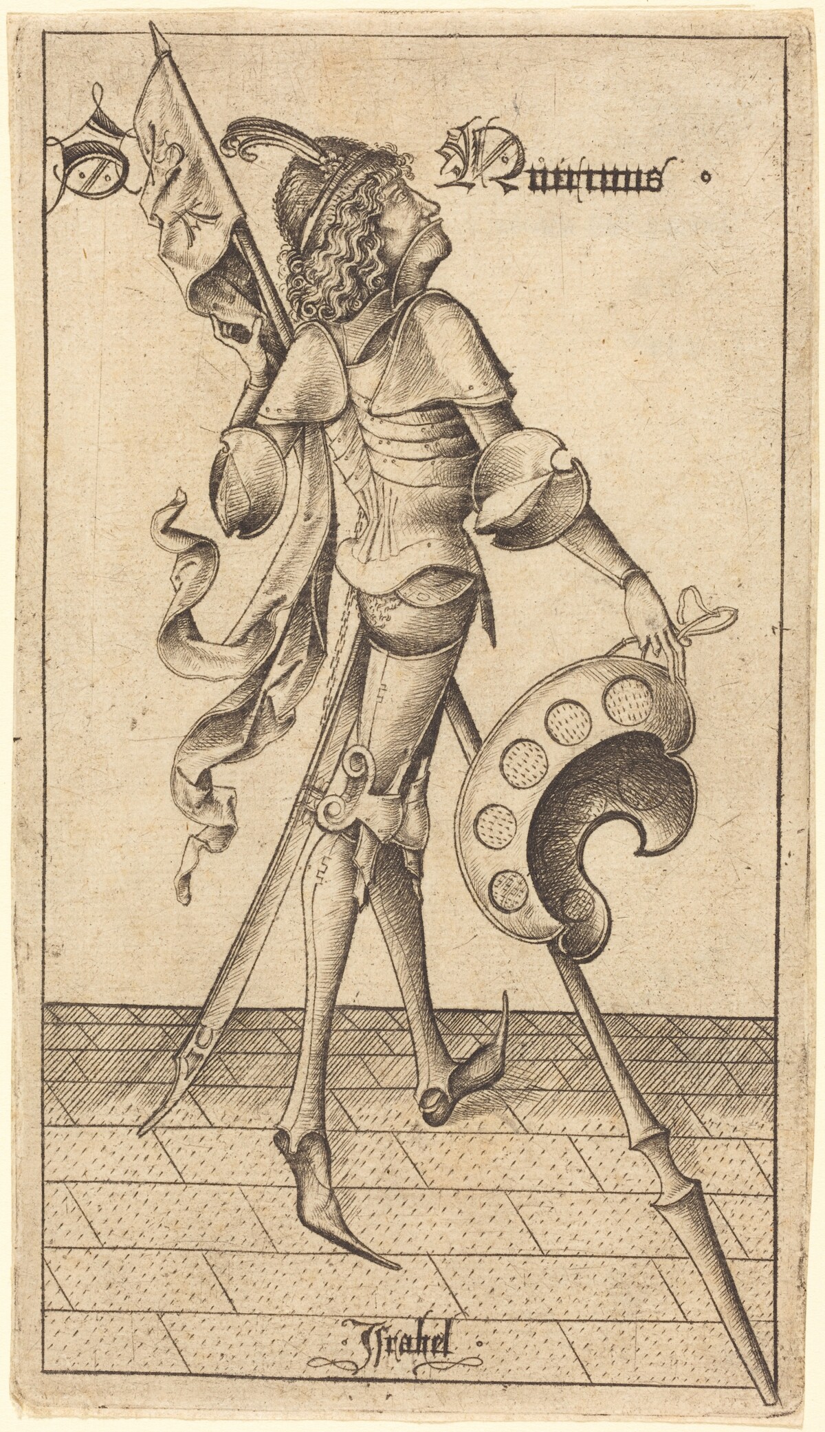 Saint Quirinus of Neuss by Israhel van Meckenem