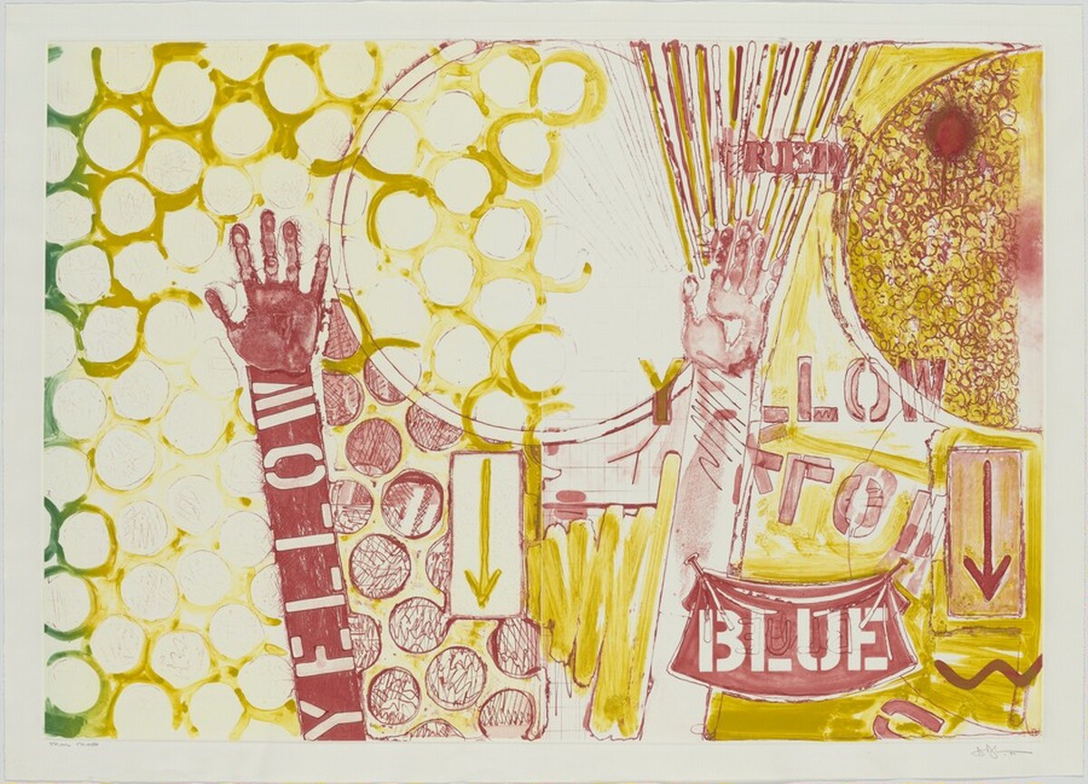Untitled [trial proof] by Jasper Johns