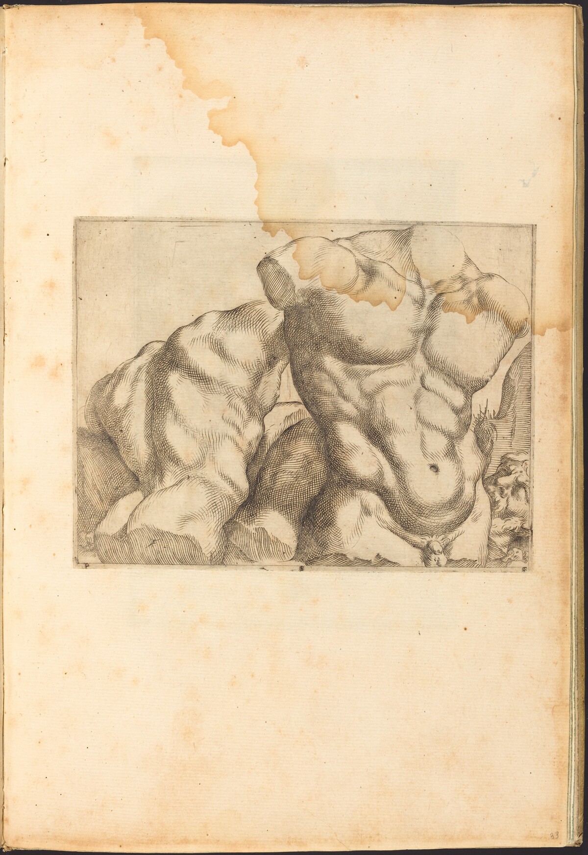 Print from Drawing Book by Luca Ciamberlano