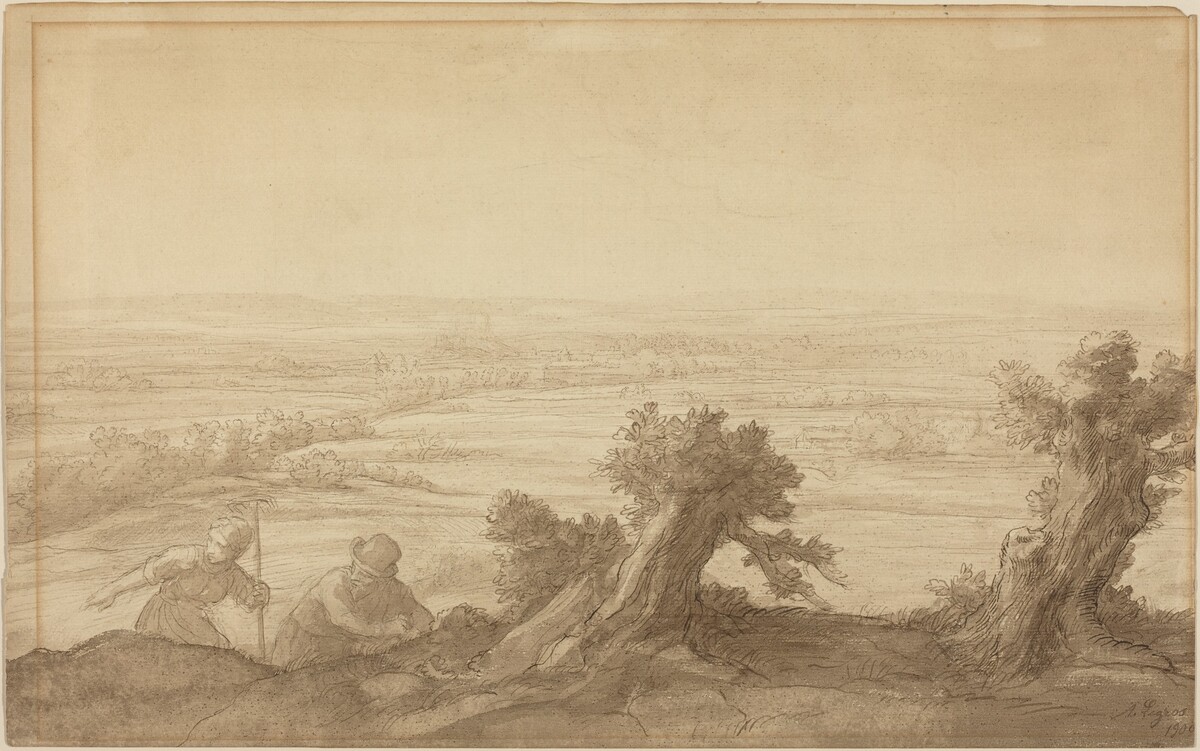 View over Flat Country by Alphonse Legros