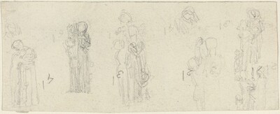 Sheet of Studies [recto and verso]