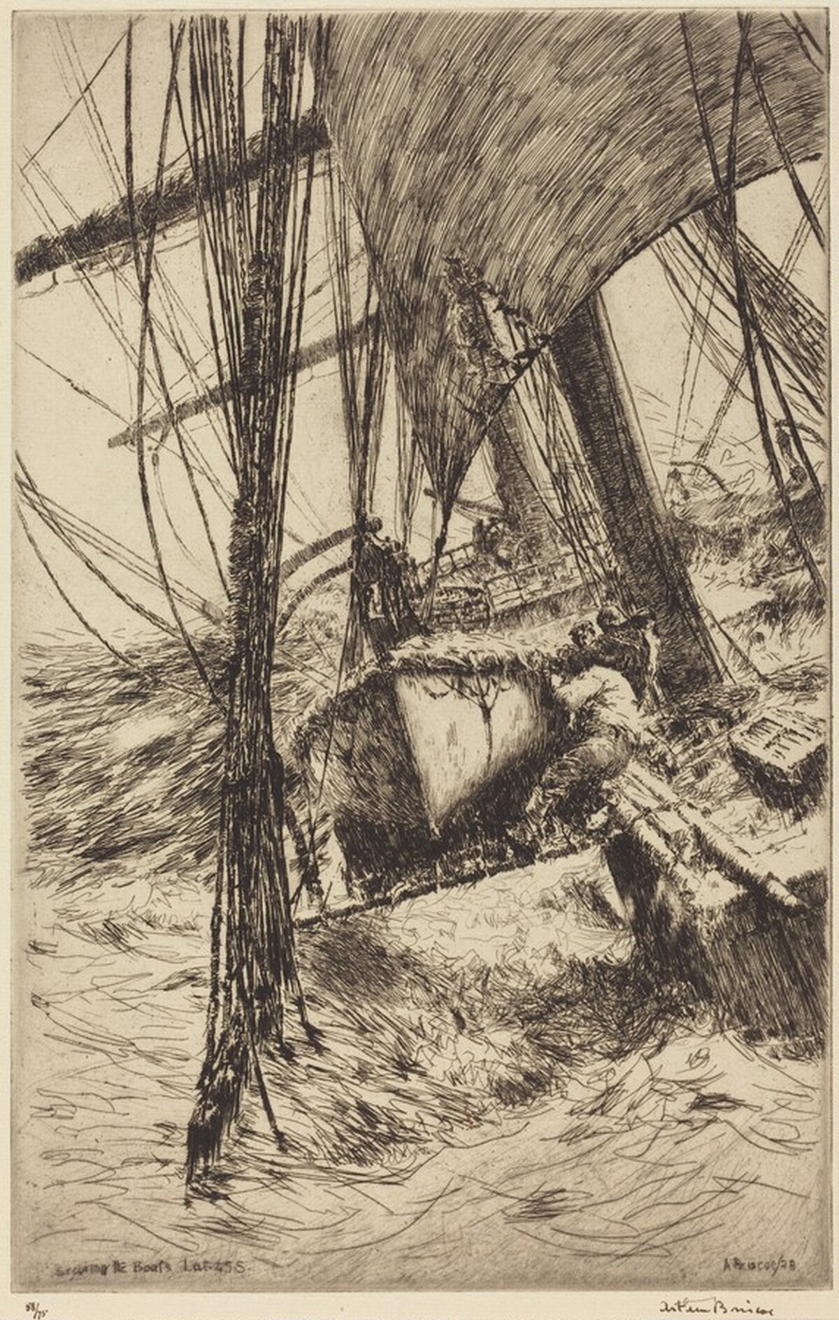 Securing the Boat by Arthur Briscoe