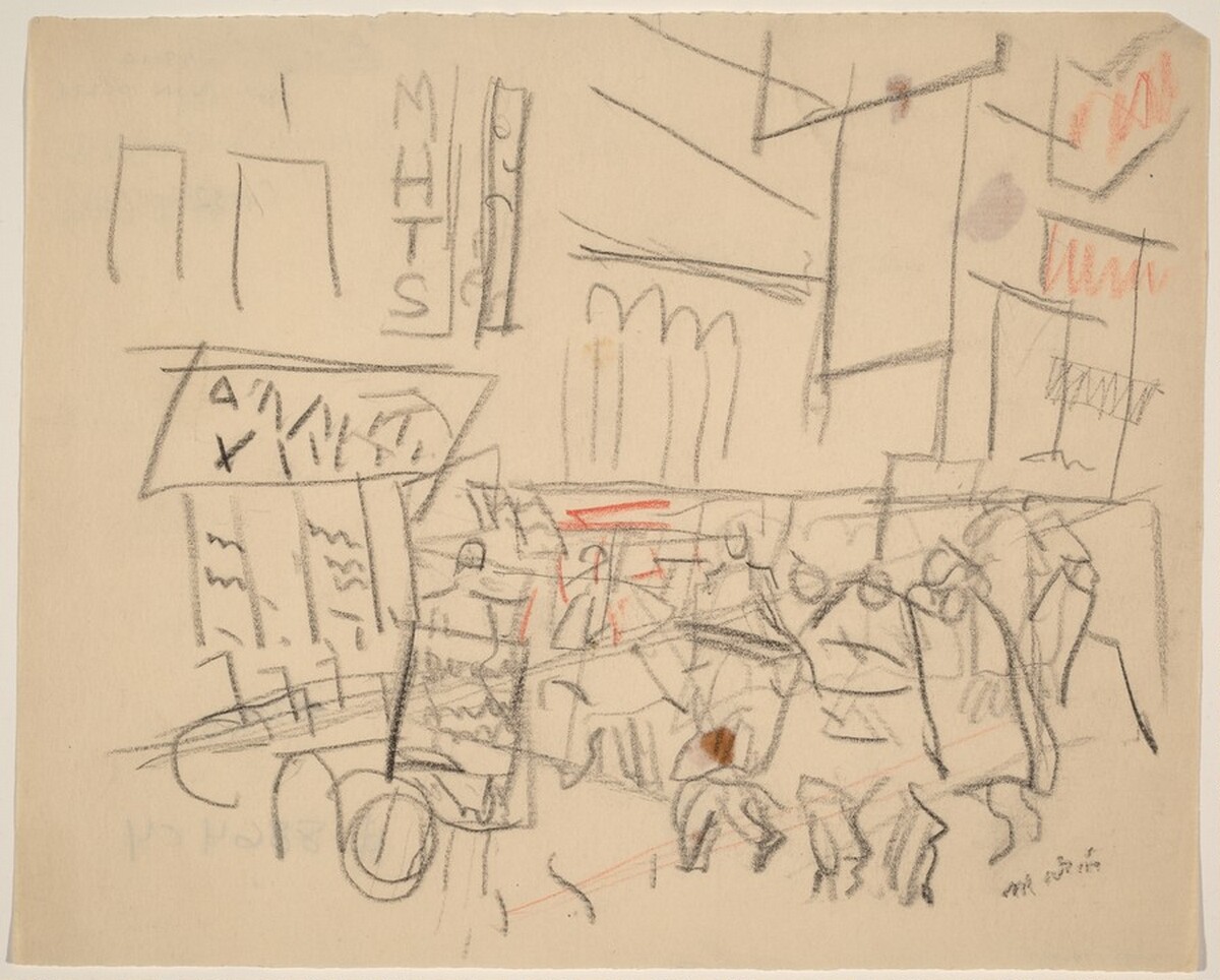 Street Scene, NYC by John Marin