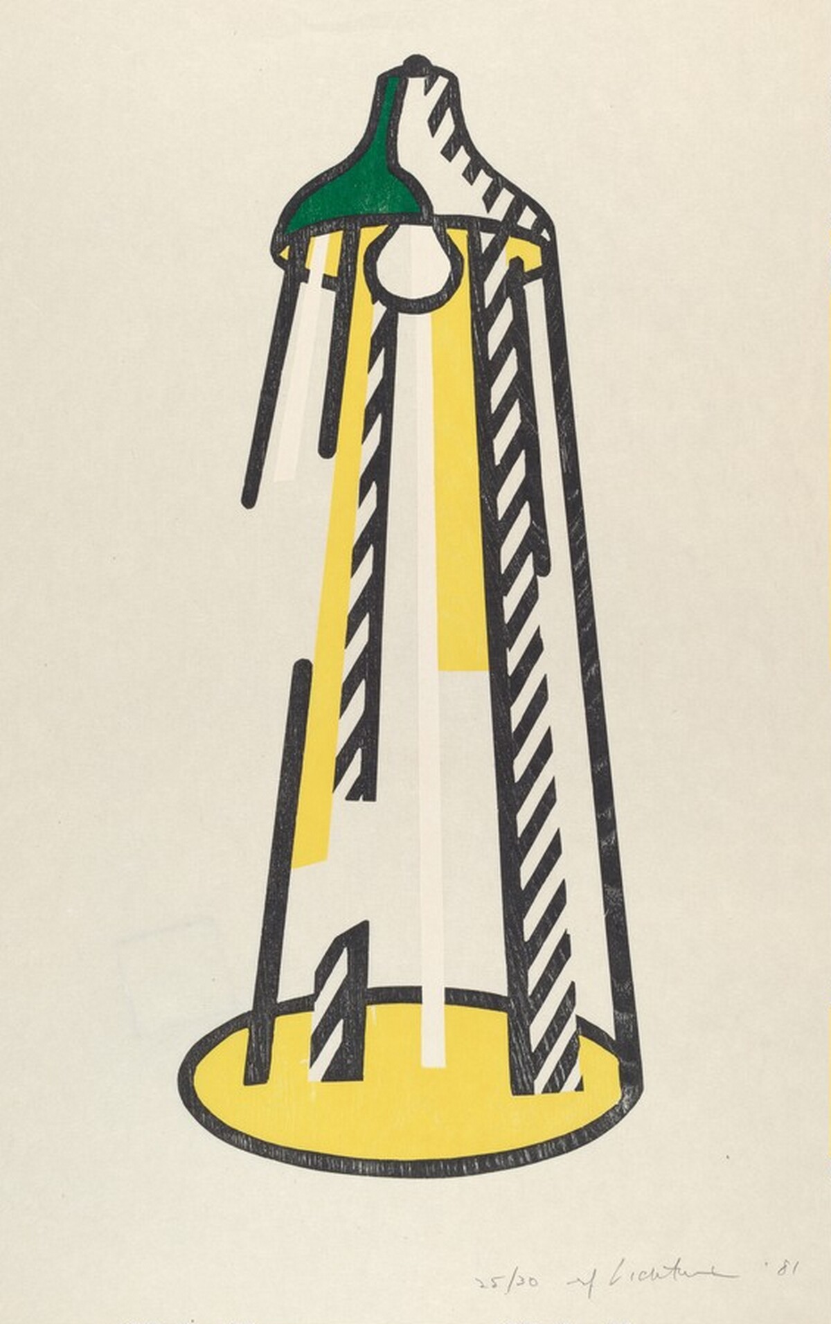 Lamp by Roy Lichtenstein