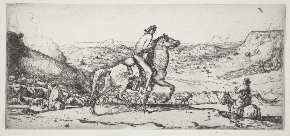Navajo Rider by Mahonri Mackintosh Young