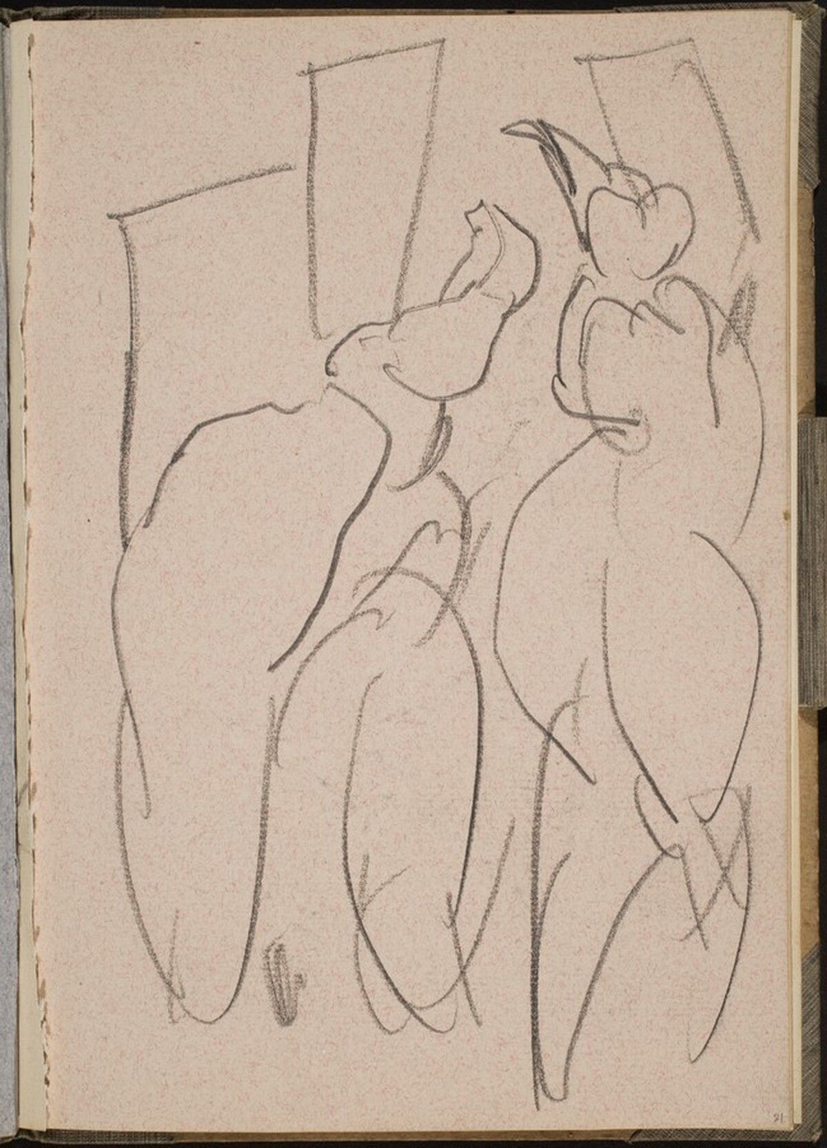 Skizze (Sketch) [p. 21] by Max Beckmann