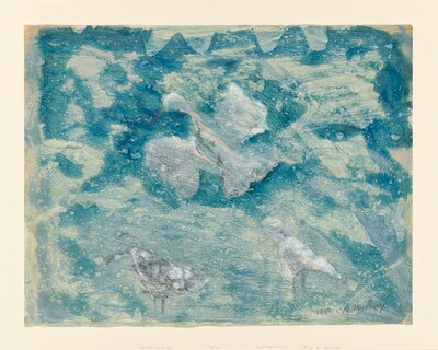 Birds by Blue Sea