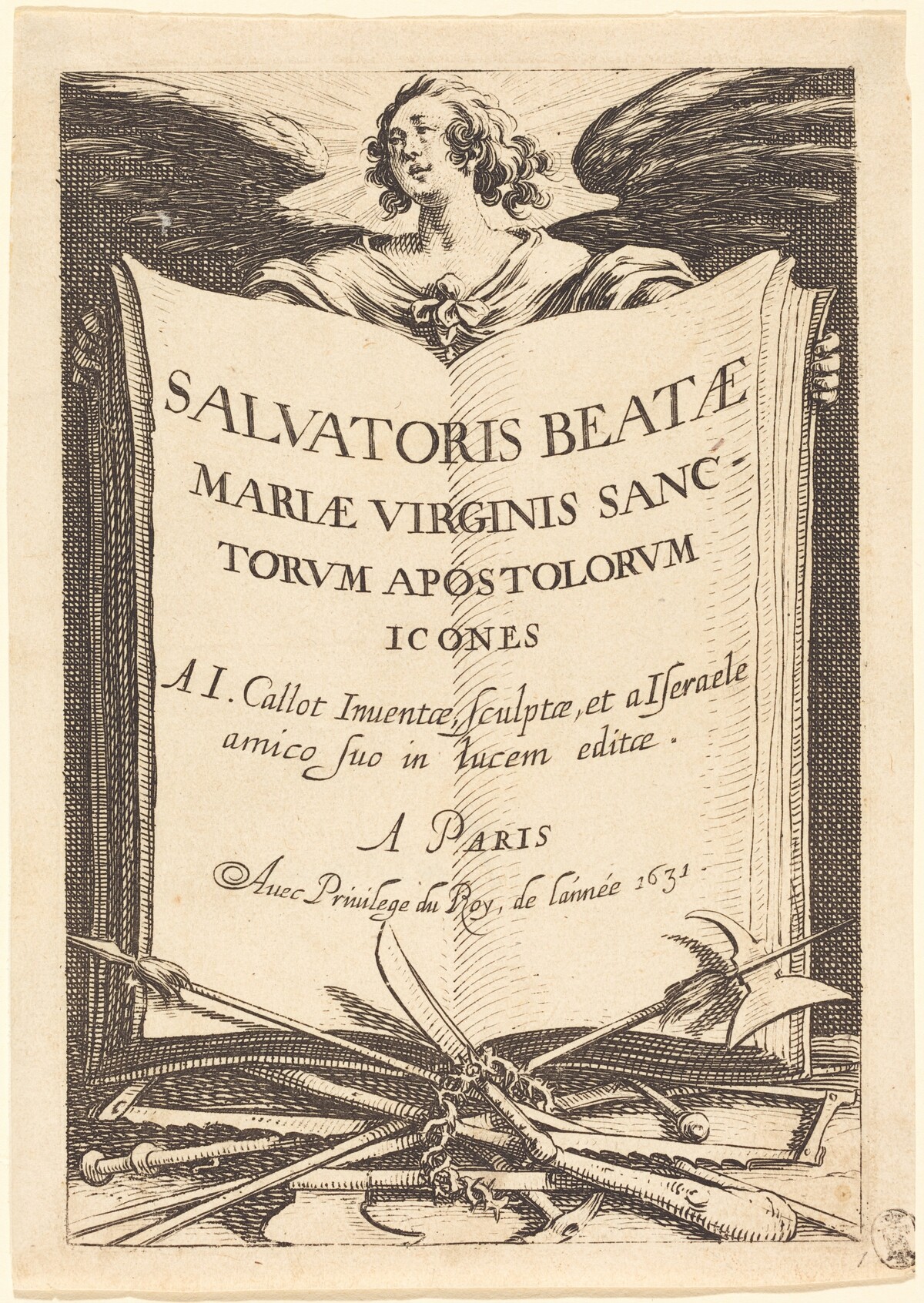 Frontispiece for "The Large Apostles" by Jacques Callot