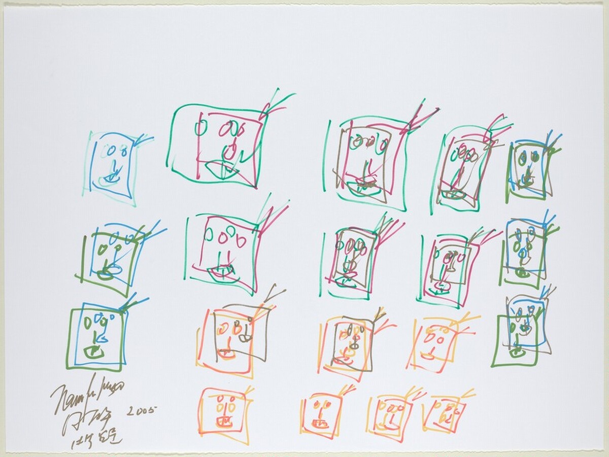 Untitled (TV Ghosts) by Nam June Paik