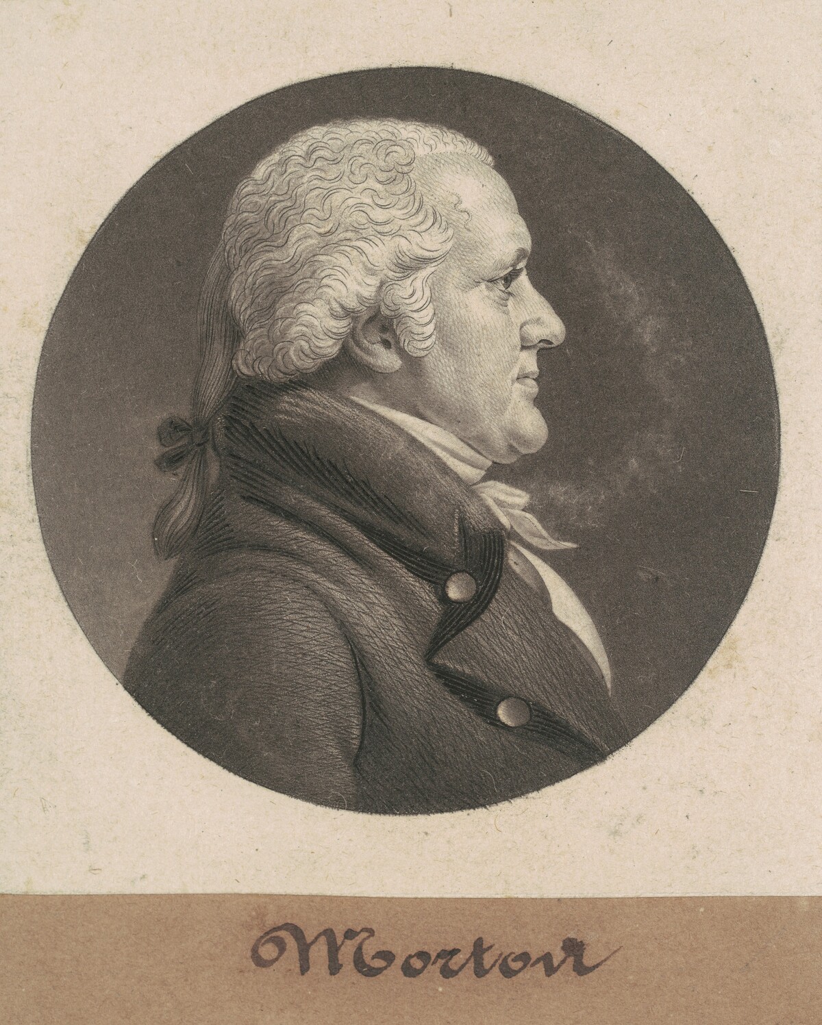 Perez Morton by Charles B. J. Févret de Saint-Mémin