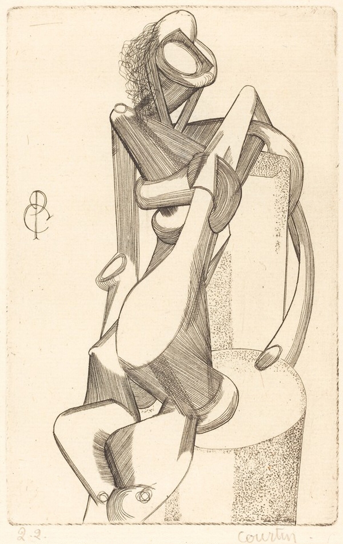 Seated Figure No.7 by Pierre Courtin