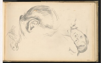 Three Heads, One of Madame Cezanne