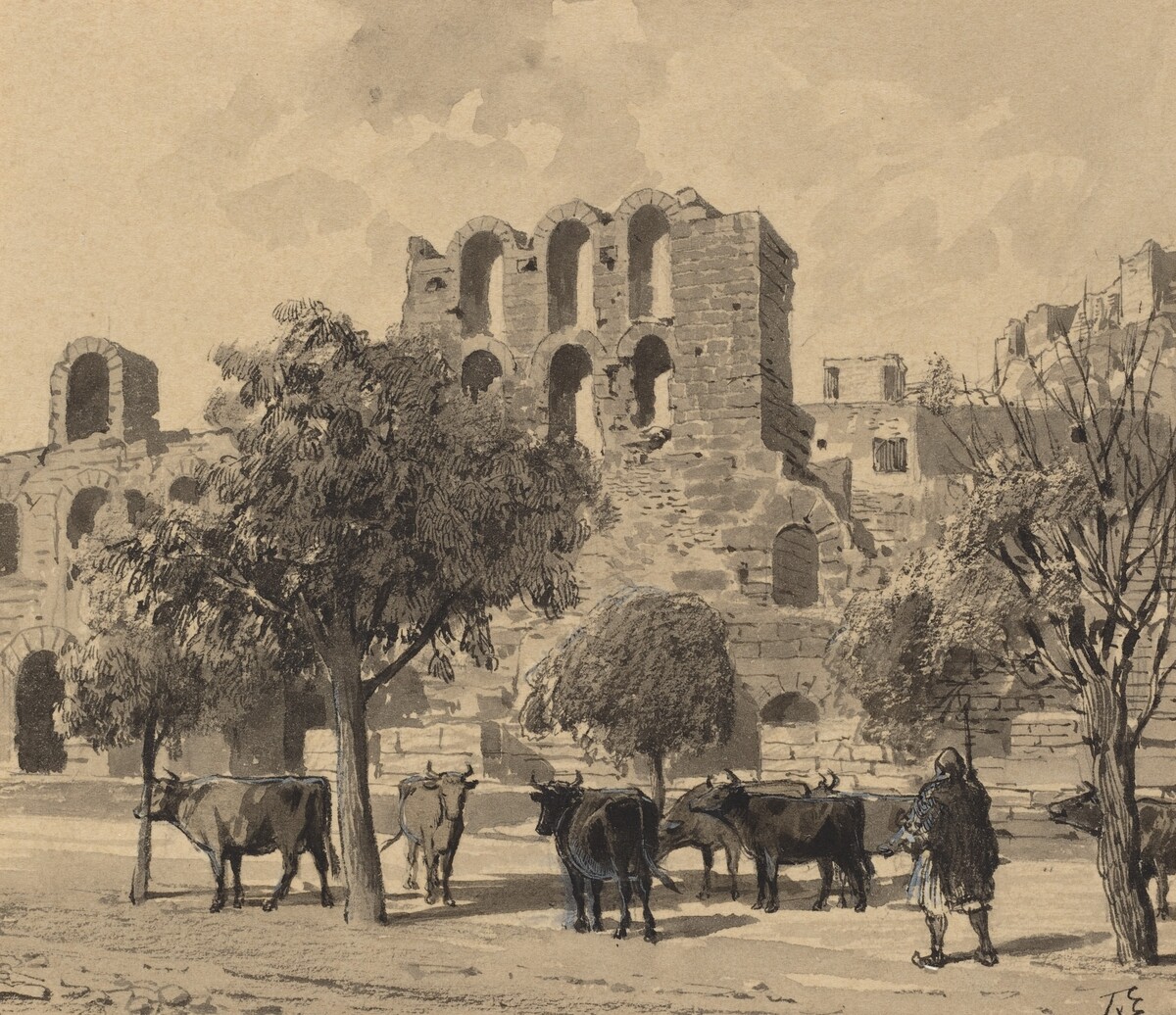 Theater of Herodes Atticus by Themistocles von Eckenbrecher