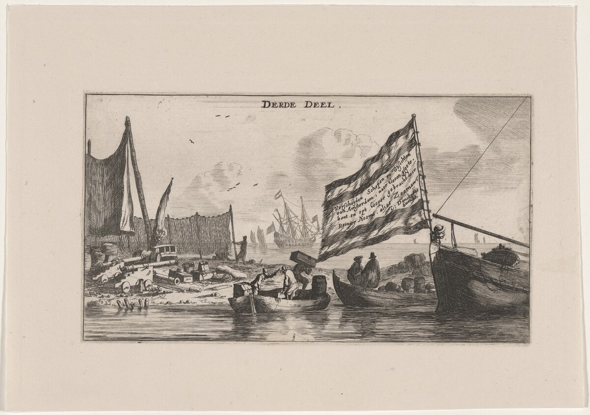 A Seaport by Reinier Nooms, called Zeeman