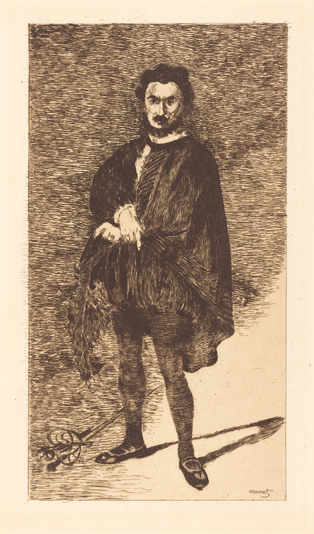 The Tragic Actor (L'acteur tragique) by Edouard Manet
