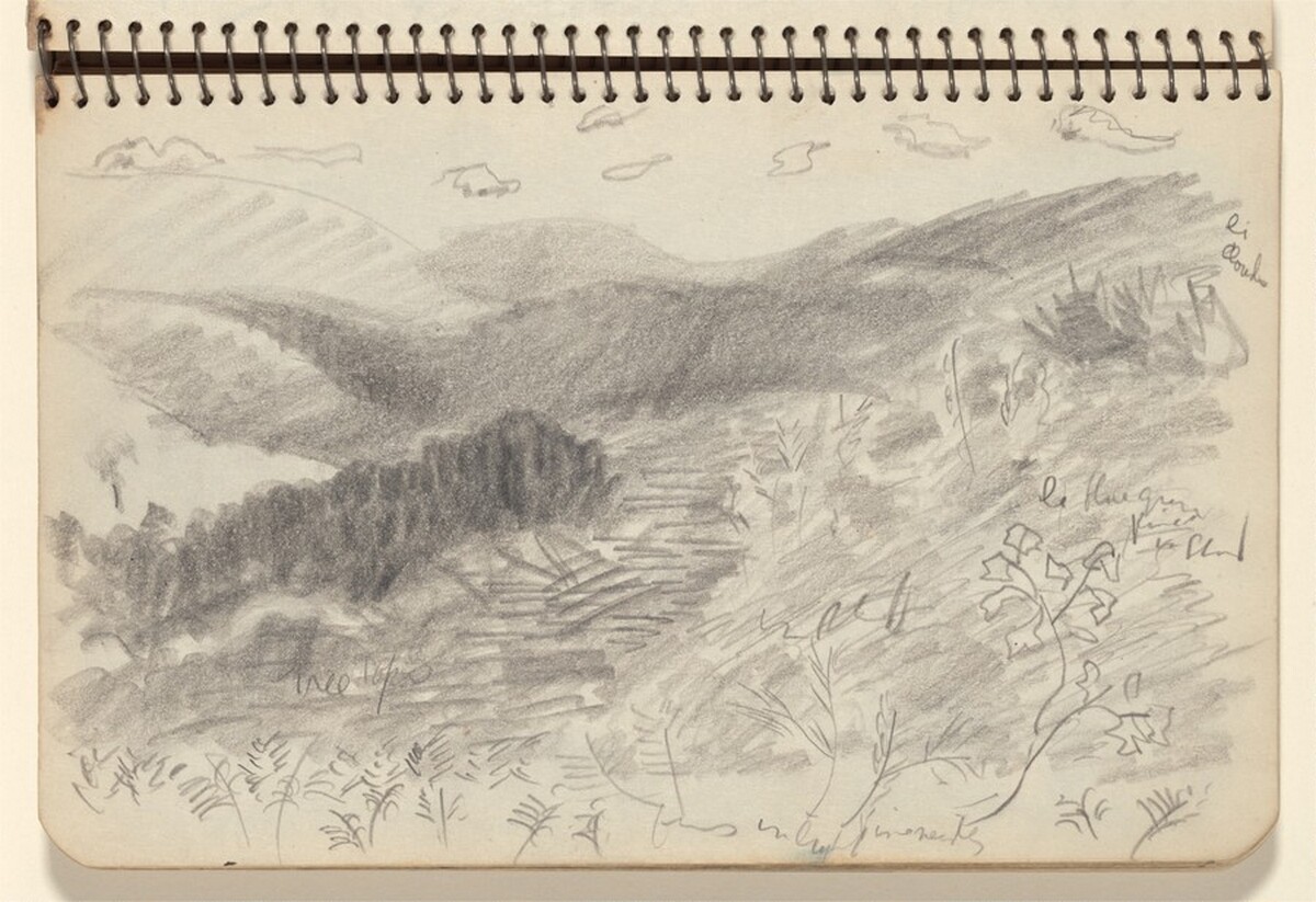 Distant Hills by Milton Avery