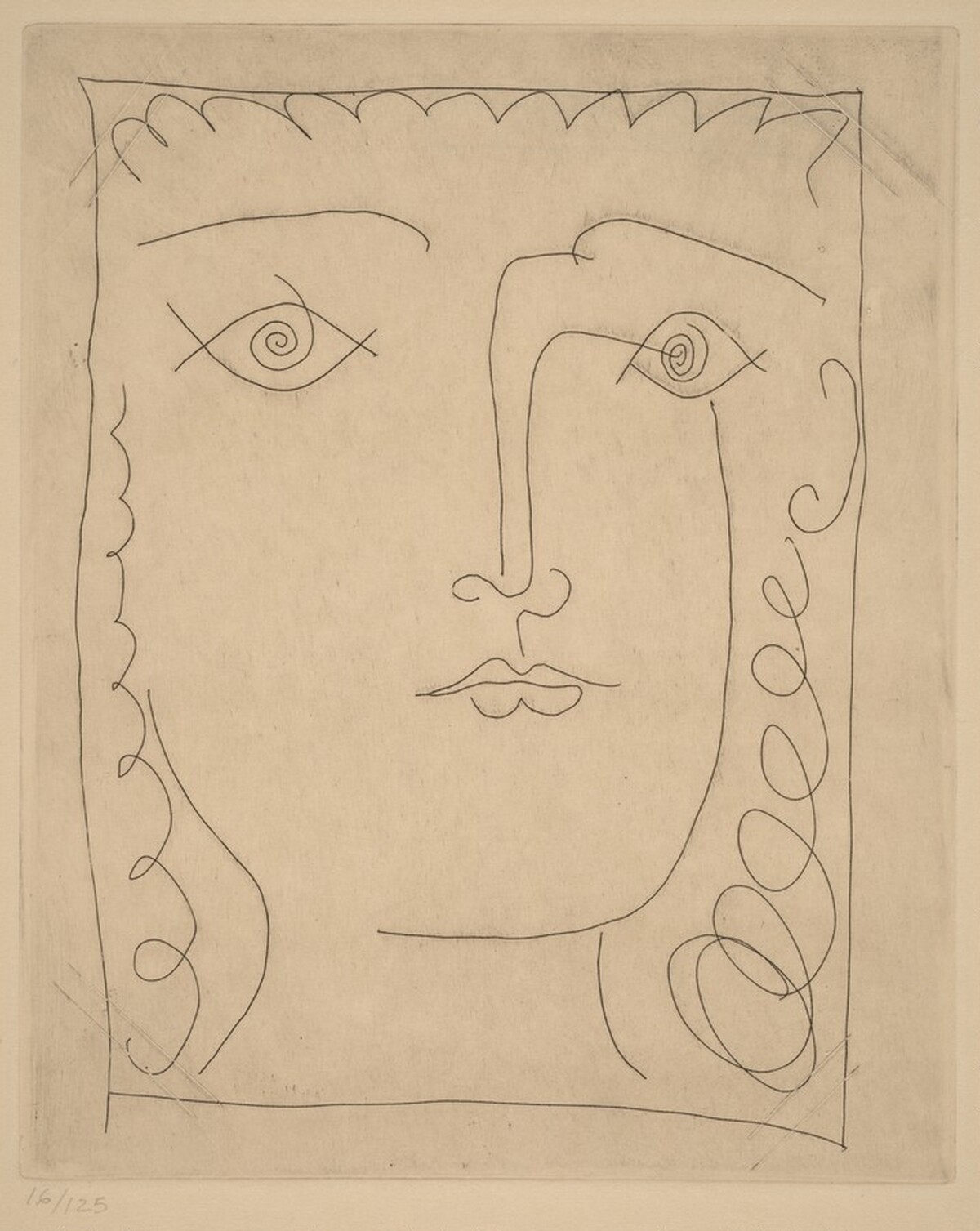 Head of a Girl by Pablo Picasso