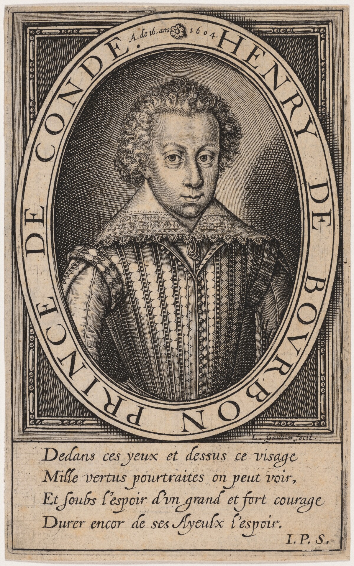 Henry II de Bourbon, Prince de Conde by Léonard Gaultier