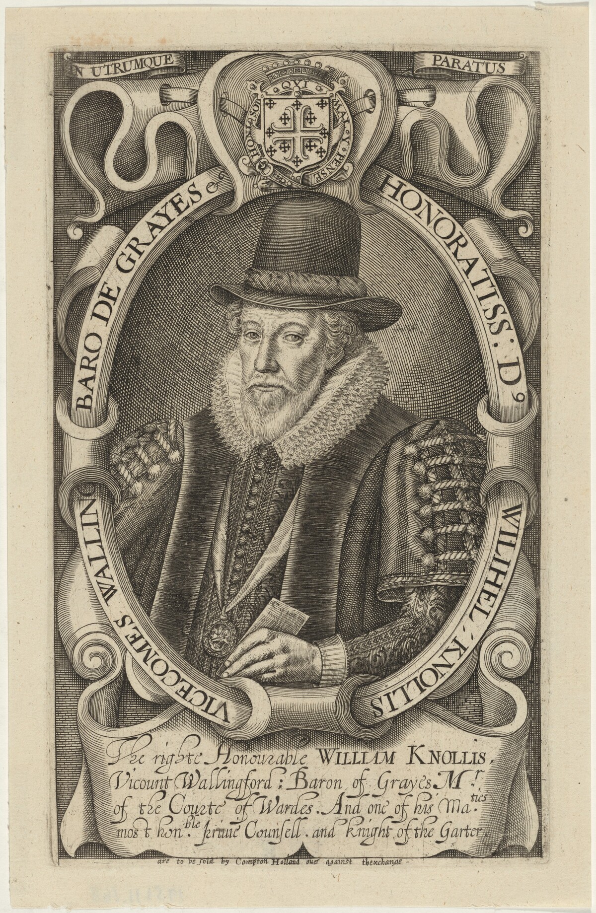 William Knollis, Earl of Banbury, When Viscount Wallingford by Attributed to Simon de Passe