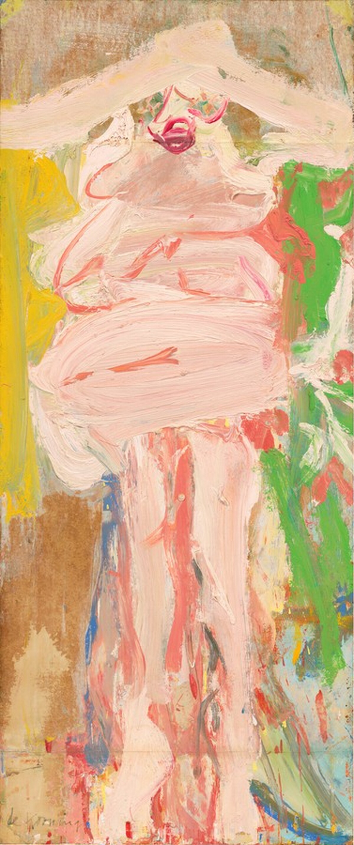 Woman with a Hat by Willem de Kooning