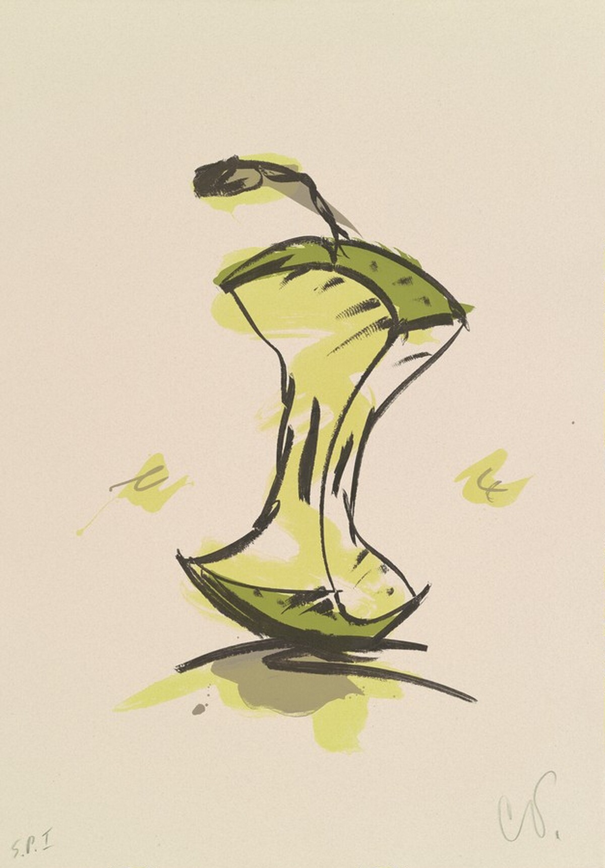 Apple Core—Spring by Claes Oldenburg