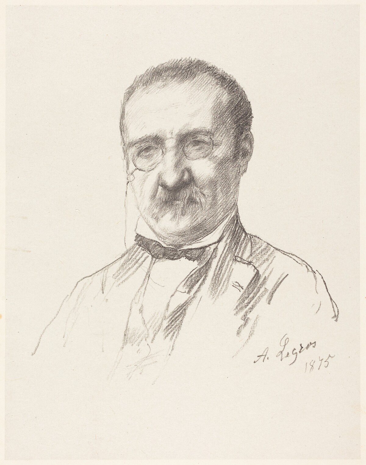 M. Champfleury by Alphonse Legros