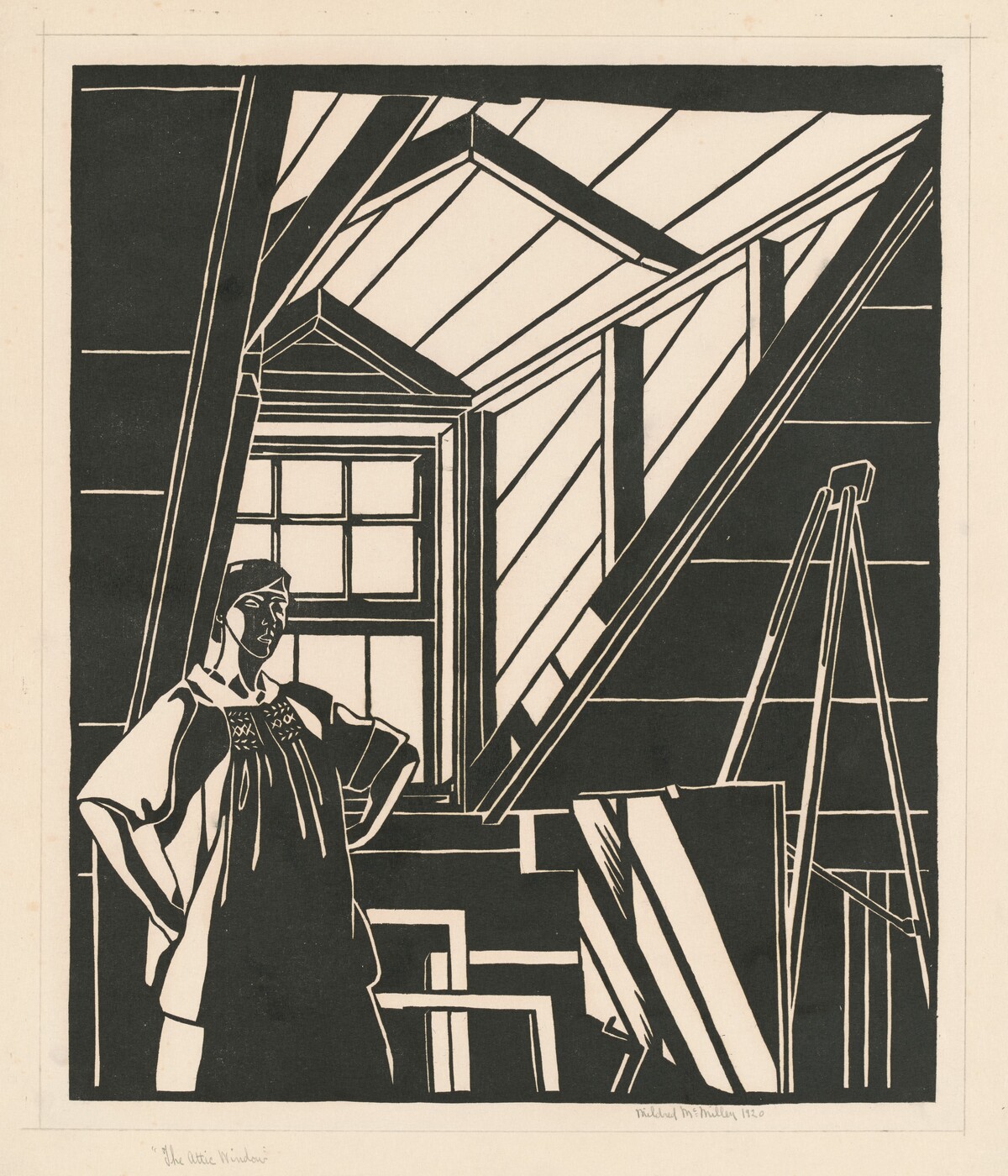The Attic Window by Mildred McMillen