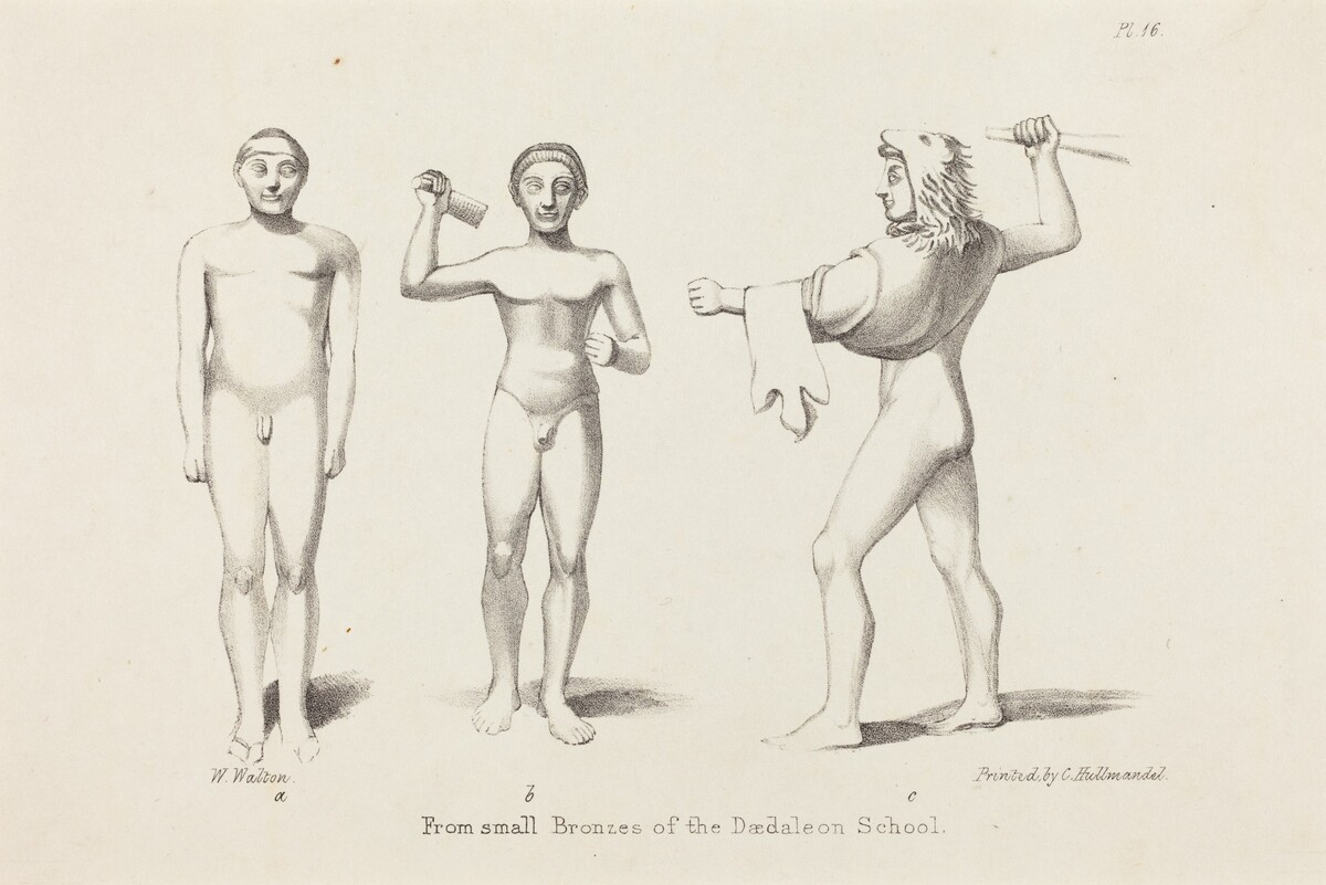 Daedalian Figures from Bronzes by W. Walton after John Flaxman