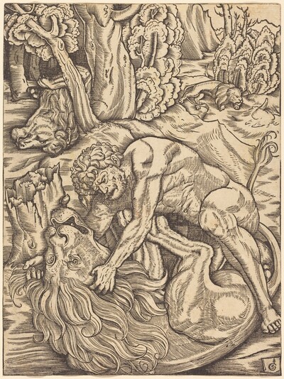 Hercules and the Nemean Lion