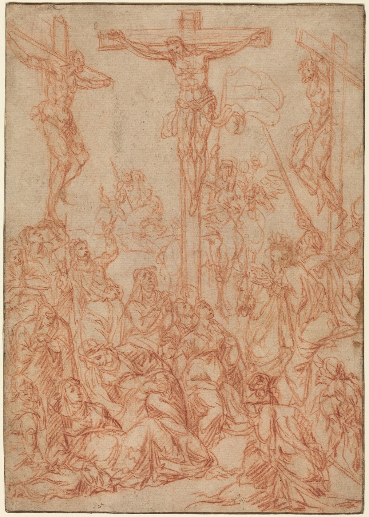 The Crucifixion by Andrea Vicentino