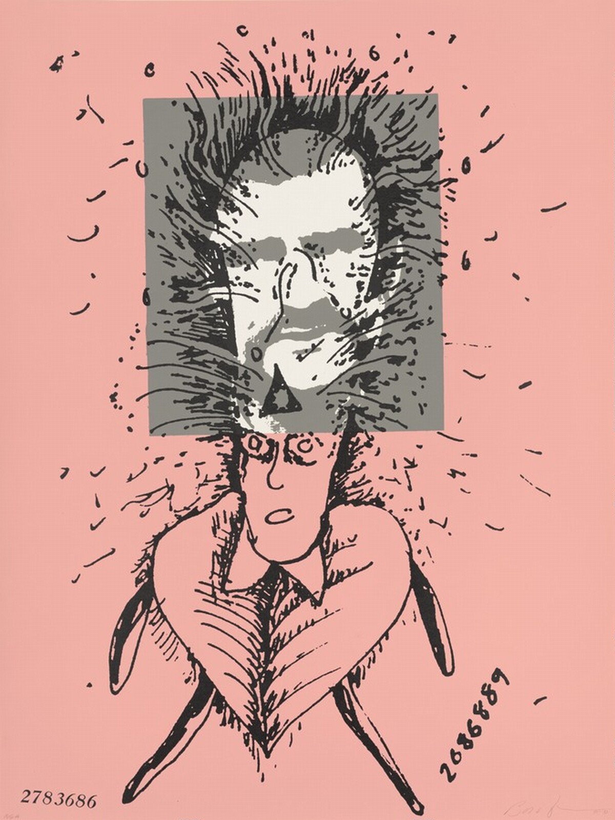 Self-Portrait by Jonathan Borofsky