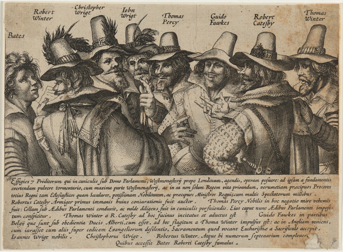 Gunpowder Plot Conspirators by Unknown Artist