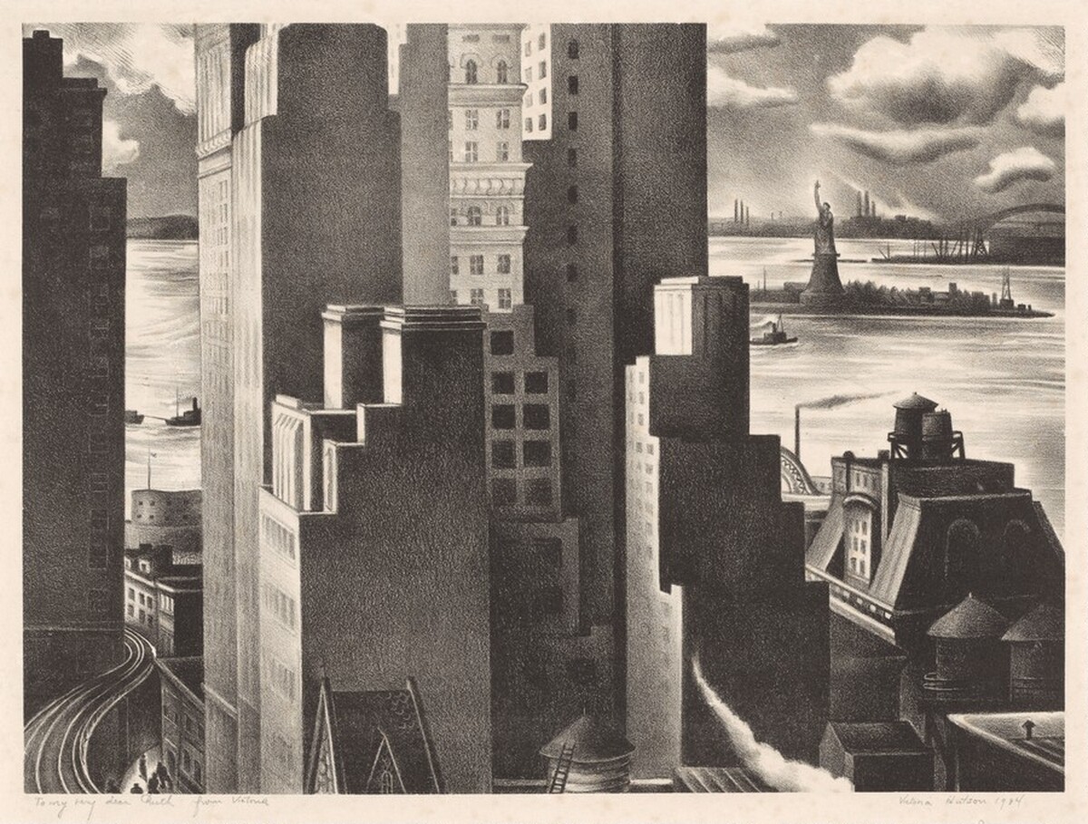 Lower New York by Victoria Hutson Huntley