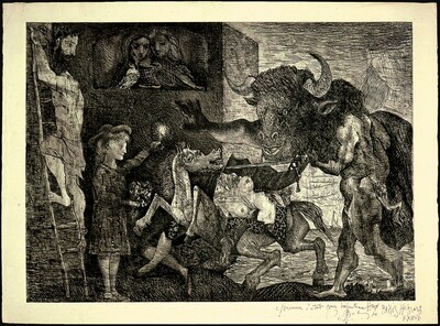 Minotauromachy (La minotauromachie)