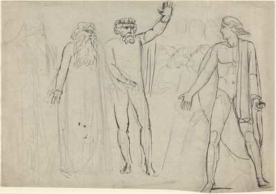 "And Saul Said unto David, Go, and the Lord be with Thee" [recto]