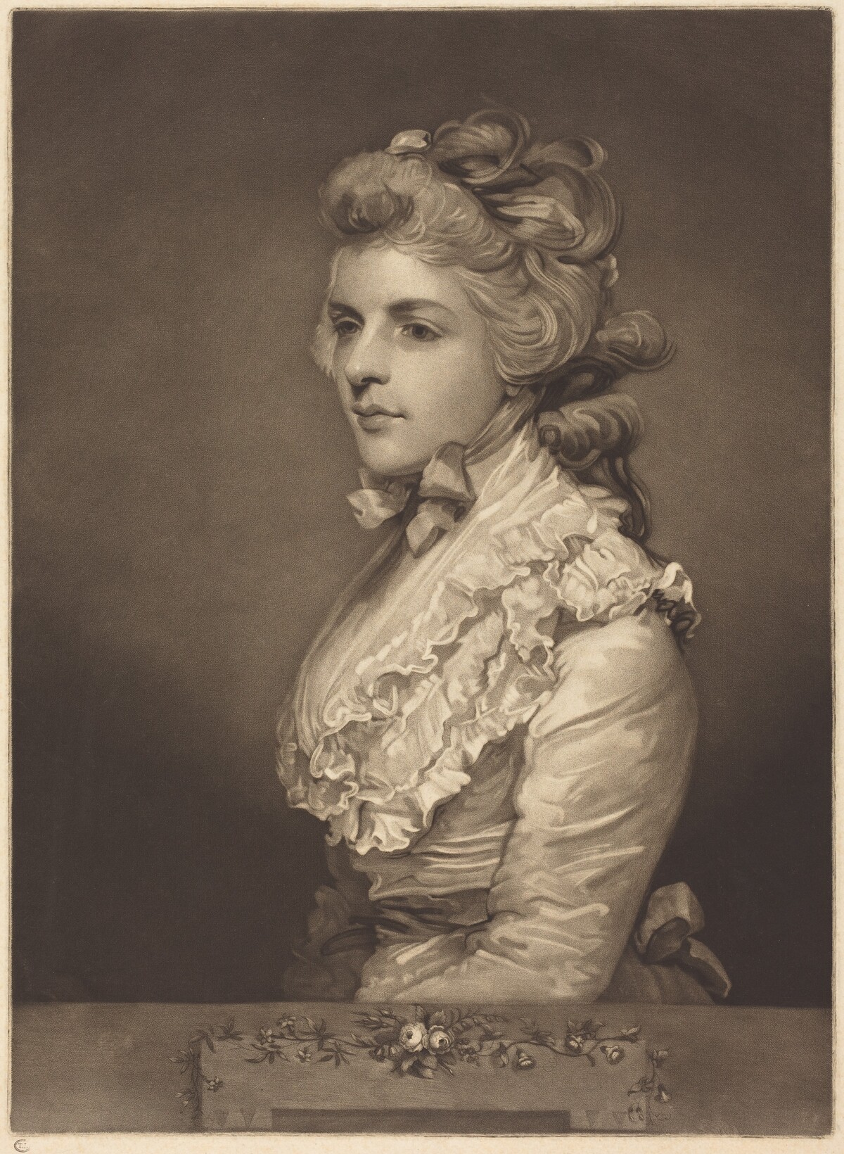 Miss Kemble in a White Dress by John Jones after Sir Joshua Reynolds