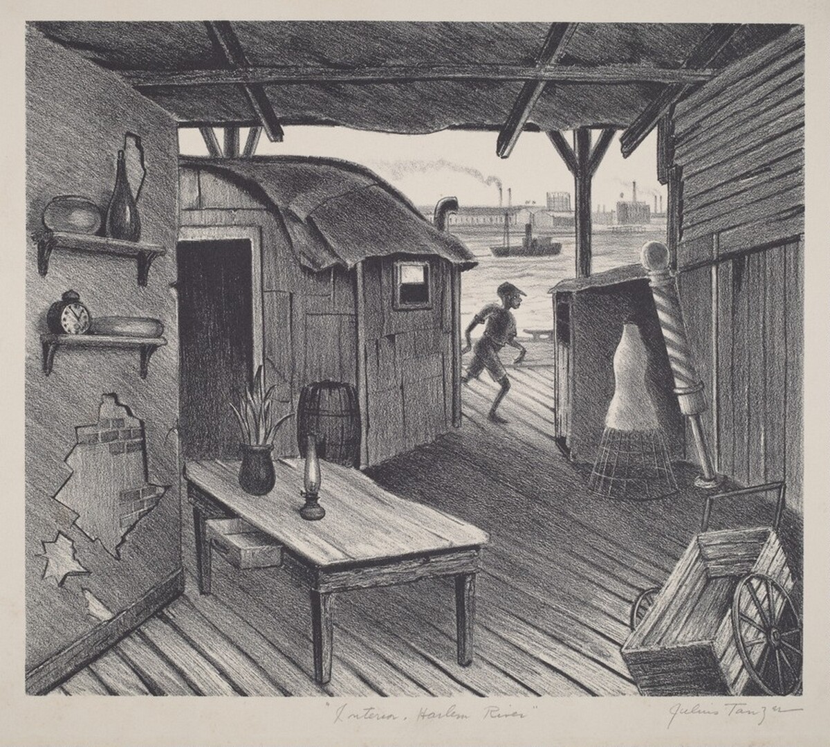 Interior, Harlem River by Julius Tanzer