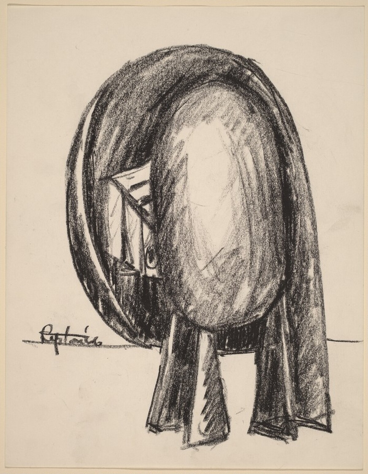Study for "Citadel" by Seymour Lipton
